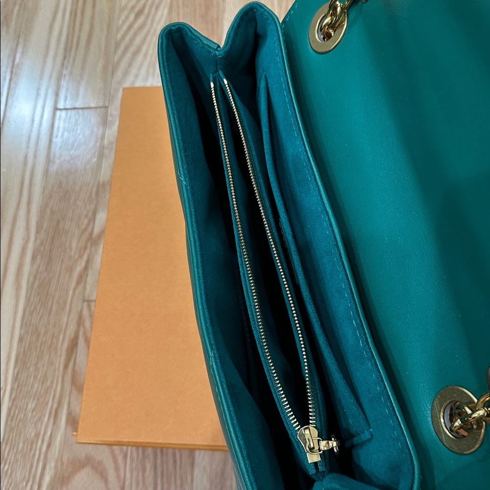 Louis Vuitton Vachetta leather new wave MM green shoulder bag - Picture 7 of 12